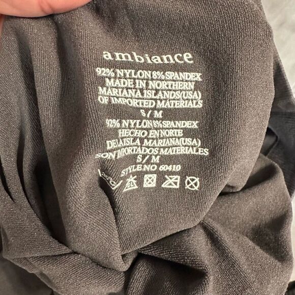 Ambiance & Active Basic Woman’s seamless leggings bundle of 2 - Picture 6 of 7